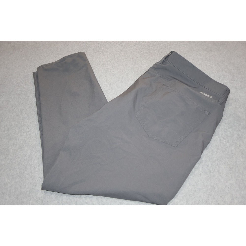 Bonobos Golf Pants Men 38x30 Gray Performance Recycled Polyester Straight Leg